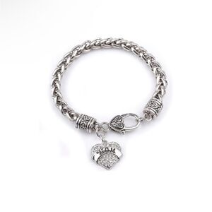 Mom Silver Metal Bracelet Gift Christmas Gift